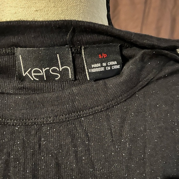 Kersh Black Speckled Short Sleeve Tee - Picture 3 of 4